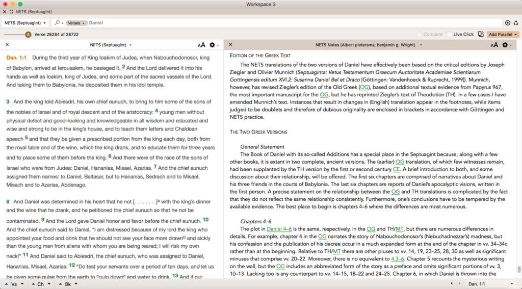 New english translation of the septuagint text edition 2014 accordance