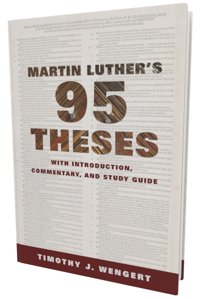 Luther-95 Theses 95 thesis author