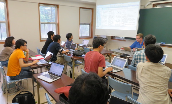 Student session at Japan Bible Seminary
