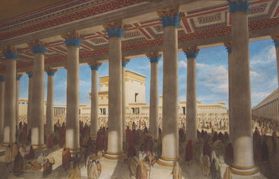 Artist's reconstruction of the Herodian Temple Mount
