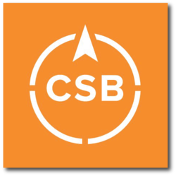 CSB logo with drop shadow