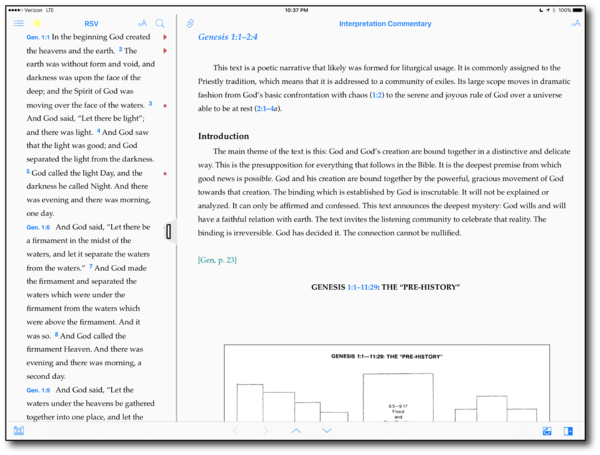 Interpretation Commentary iPad
