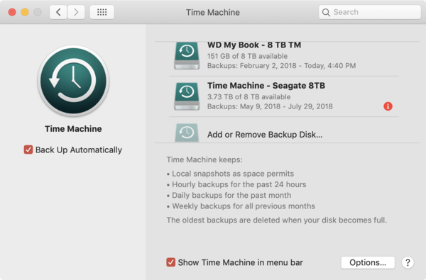 macOS Time Machine