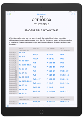 OSB Reading Plan 