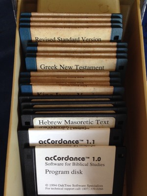 Accordance 1.0 floppies