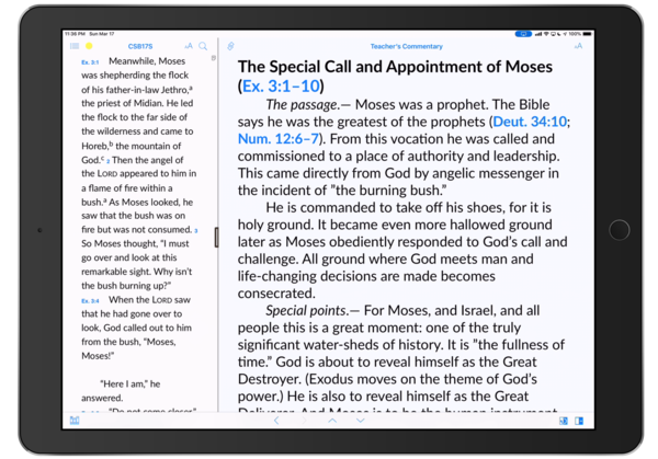 Teacher's Bible Commentary - iPad