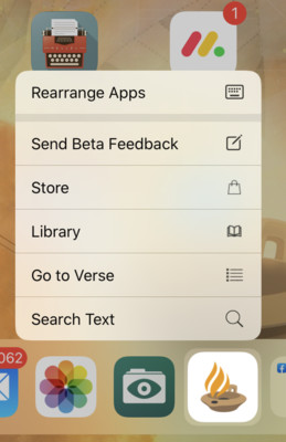 Home Screen Shortcuts