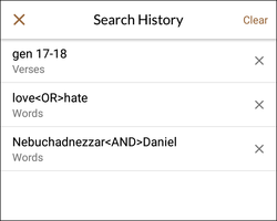 Acc 2.0 Android search history