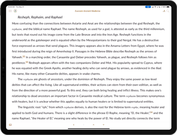 Zucconi, Ancient Medicine - iPad