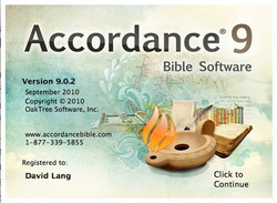 Accordance 9 Splash Screen