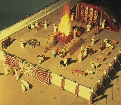 Depiction of Tabernacle Sacrifices from ZIBBCNT
