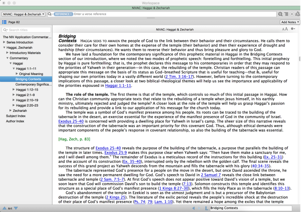 NIV Application Commentary: Haggai, Zechariah (Mark J. Boda) - Accordance