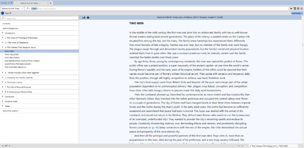 Pastoral Rule for Today, A