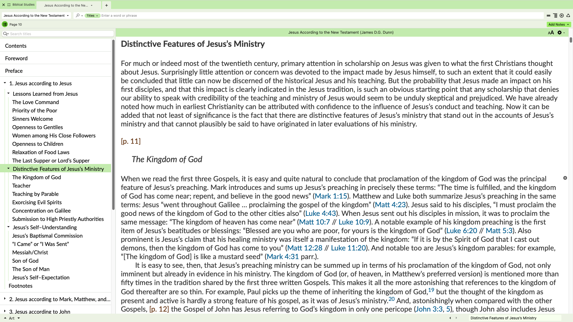 jesus according to the new testament