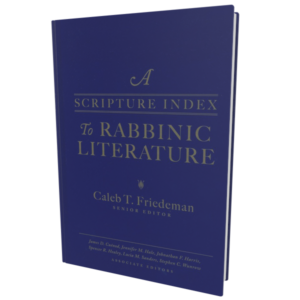 A Scripture Index to Rabbinic Literature (Friedeman)