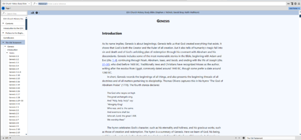 ESV Church History Study Bible Notes