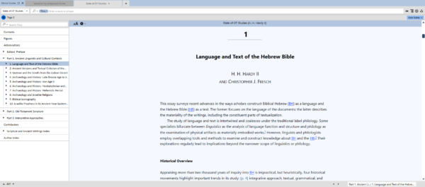 The State of Old Testament Studies (Hardy II and Carroll R.)