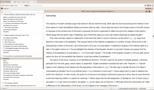 Finding Favour in the Sight of God (Belcher)