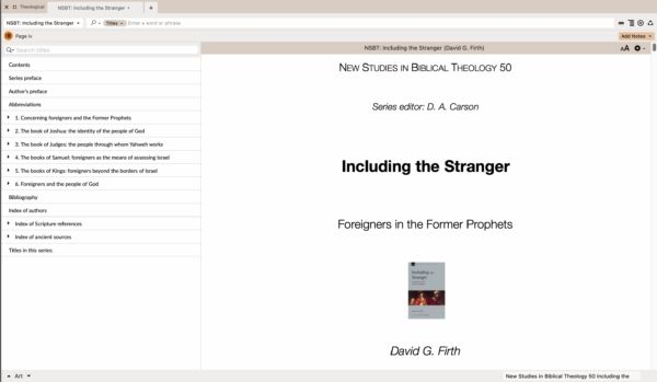 Including the Stranger (Firth)