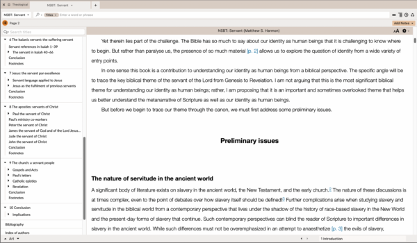 The Servant of the Lord and His Servant People (Harmon)